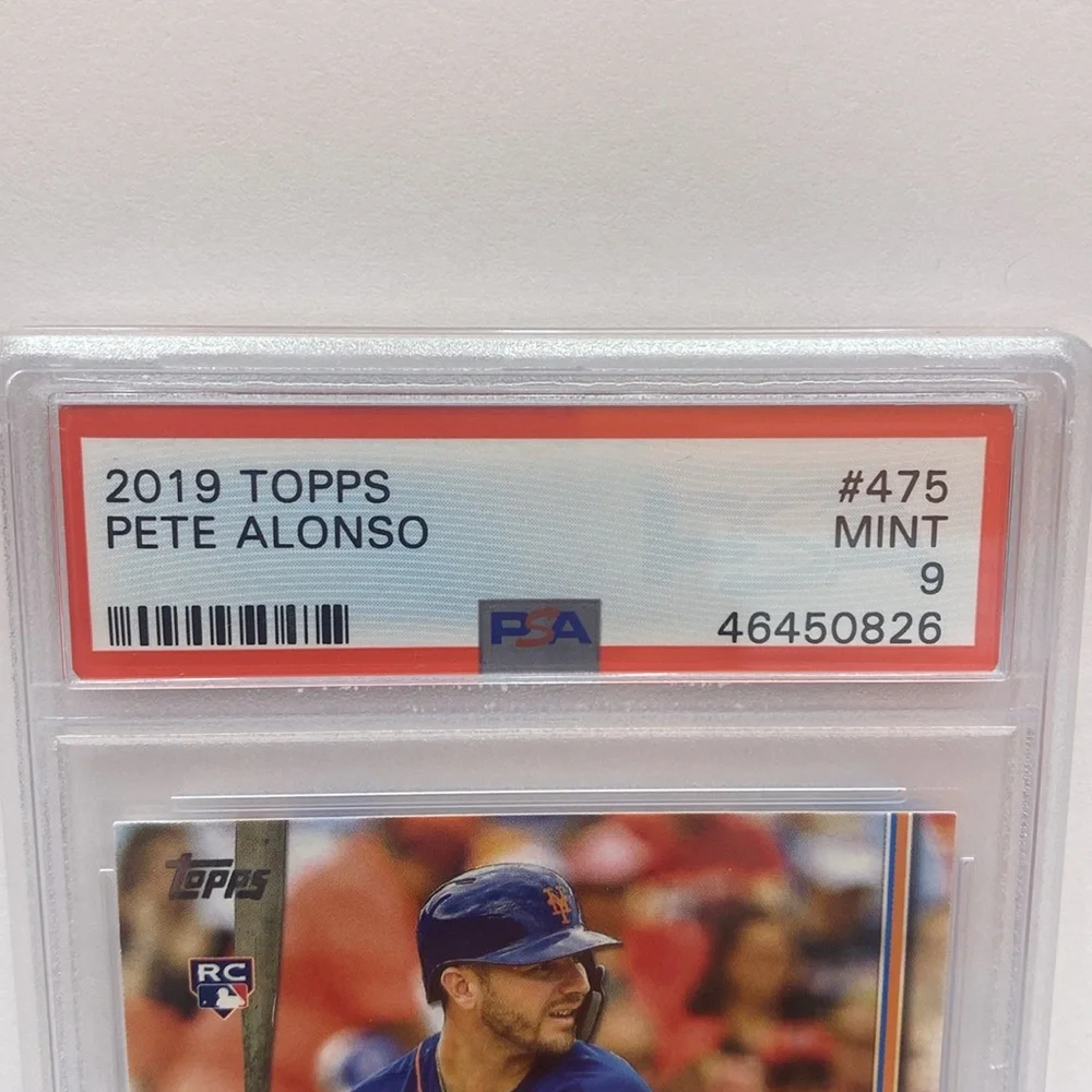 2019 Topps Pete Alonso Mets #475 Graded PSA 9 (MISC14)